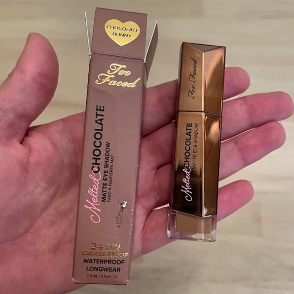NIB Too Faced Melted Chocolate Matte Eyeshadow in shade Chocolate Bunny - Picture 1 of 3